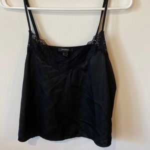 Forever 21 black tank top, size small
